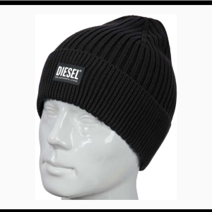 Шапка Diesel DL-45BL/WH "Чёрный с белым"