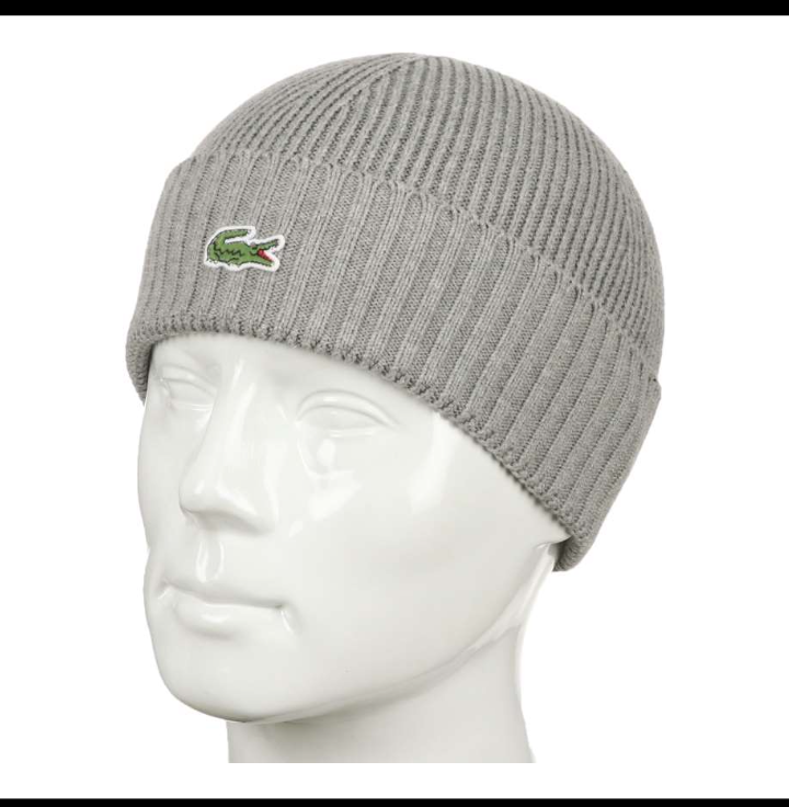 Lacoste Шапка Lacoste LC-75GR "Светло- серый"