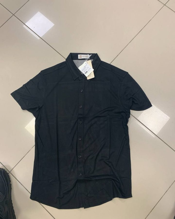 Brunello Cucinelli Рубашка Brunello Cucinelli 17810120BL "холодок"