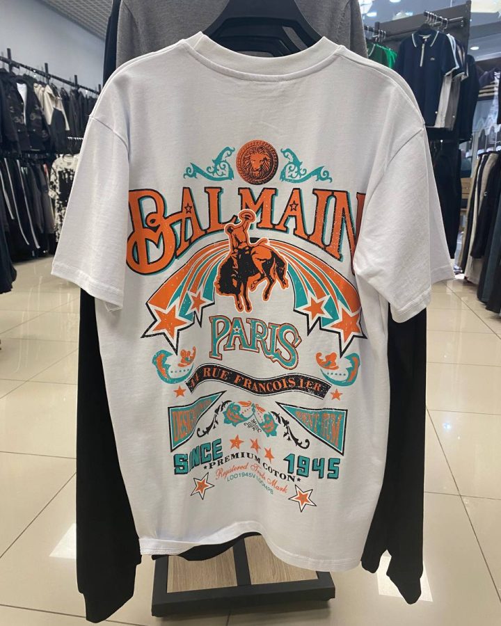 Balmain Футболка Balmain TSH0012WH