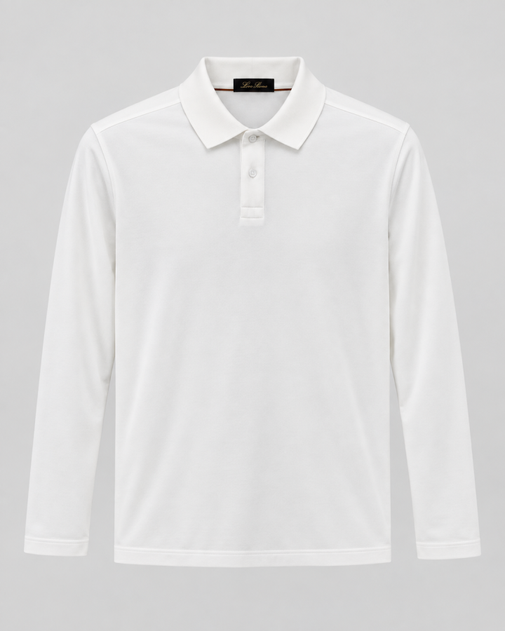Loro Piana Лонгслив Loro Piana 9269211WH "Поло"