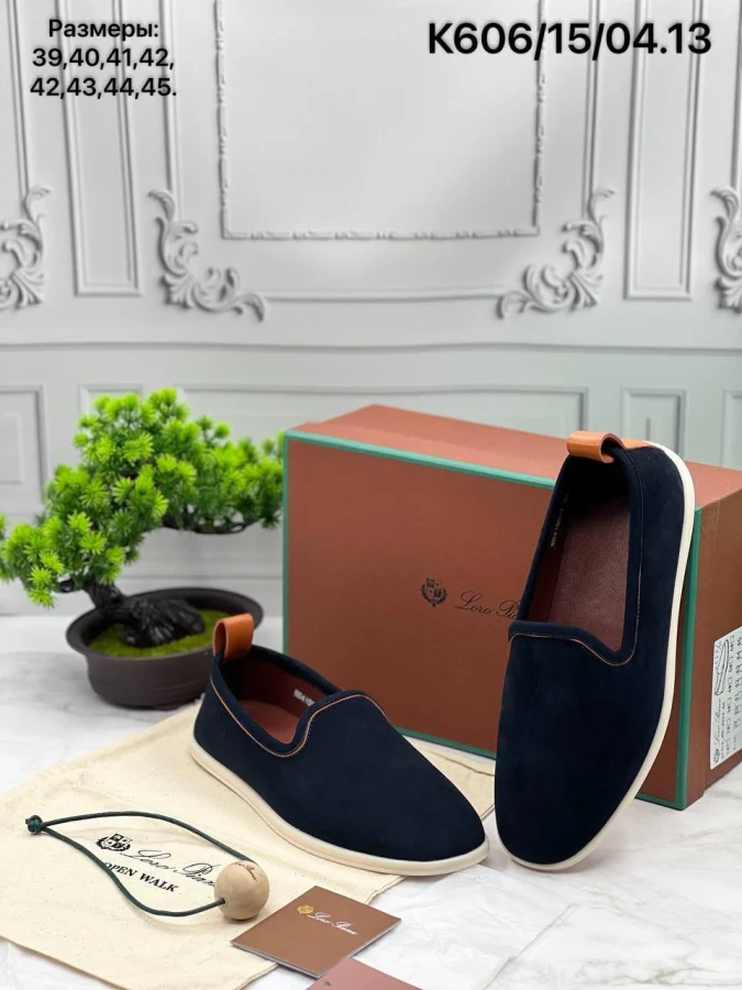 Loro Piana Лоферы Loro Piana 263999NAVI