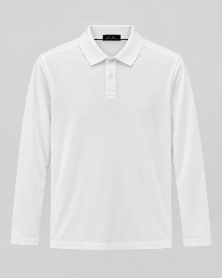Loro Piana Лонгслив Loro Piana 9269211WH "Поло"