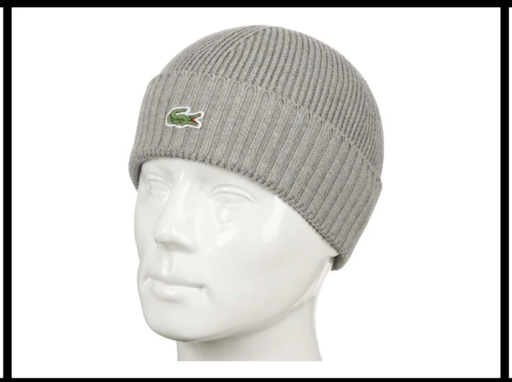 Lacoste Шапка Lacoste LC-75GR "Светло- серый"